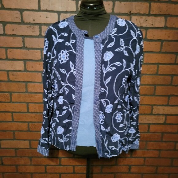 Vintage - F. L. Malik (Ivy Jane brand now)- 1990's skirt/jacket/sweater separate - Picture 1 of 16